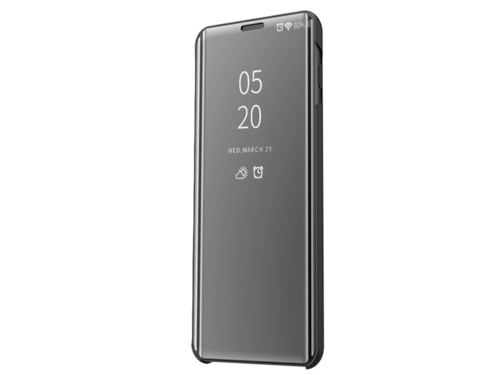Огледален Черен Тефтер за Samsung Galaxy Note 10 Plus