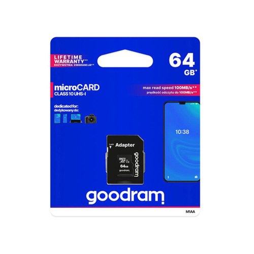 GOODRAM 64GB Class 10 Micro SD Карта Памет