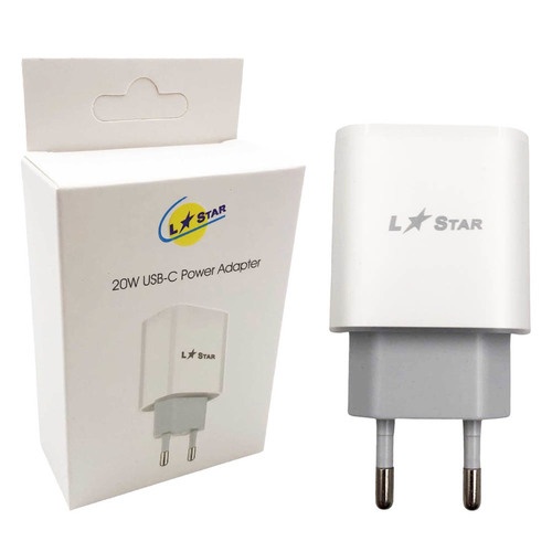 LStar 20W 220V USB Type-C Бързо Зарядно  