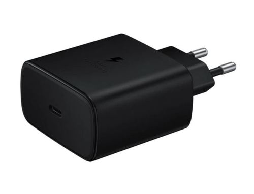 Samsung Оригинално Черно 45W USB Type-C Супер Бързо Зарядно