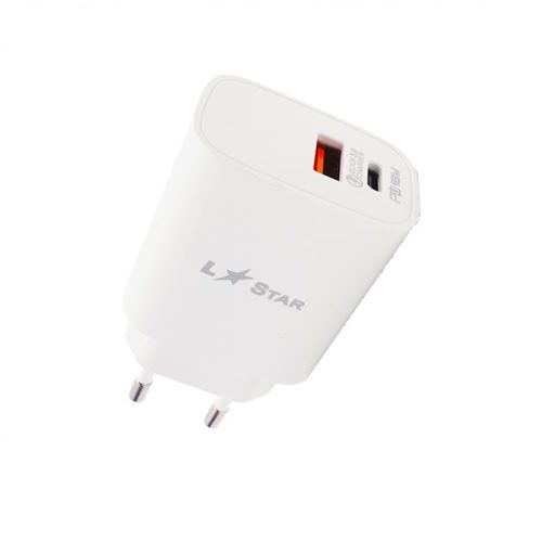 LStar 18W USB Type-C/USB 220V Бързо Зарядно