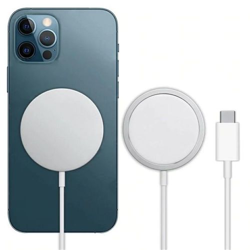 Apple Бяло 20W MagSafe Безжично Зарядно за iPhone