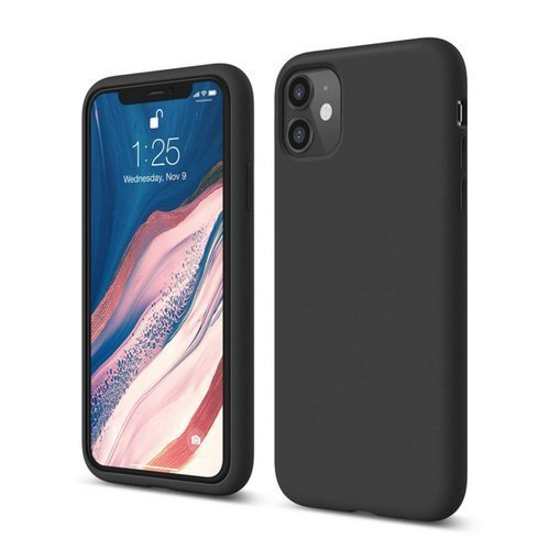 Черен Силиконов Кейс за iPhone 11