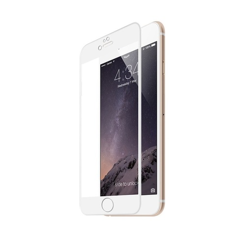 5D Стъклен Протектор за Apple iPhone 6/6s - Бял