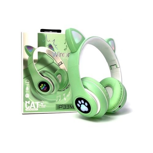 CATEAR Зелени Безжични Bluetooth Слушалки с Микрофон