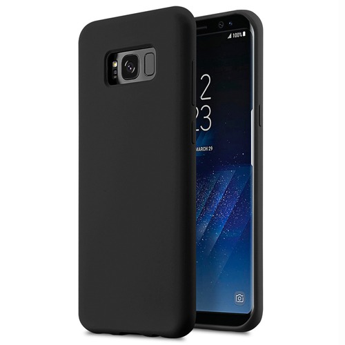 Черен Силиконов Кейс за Samsung Galaxy S8