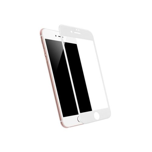 5D Стъклен Протектор за Apple iPhone 7 Plus/8 Plus - Бял