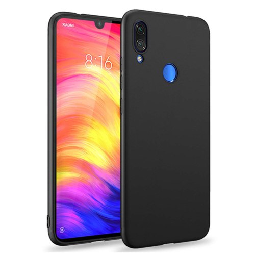 Черен Силиконов Кейс за Xiaomi Redmi Note 7