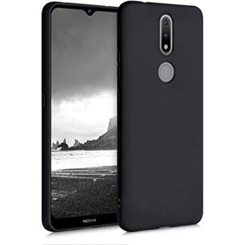 Черен Силиконов Кейс за Nokia 2.4