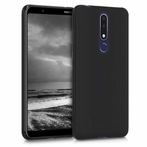 Черен Силиконов Кейс за Nokia 3.1 Plus