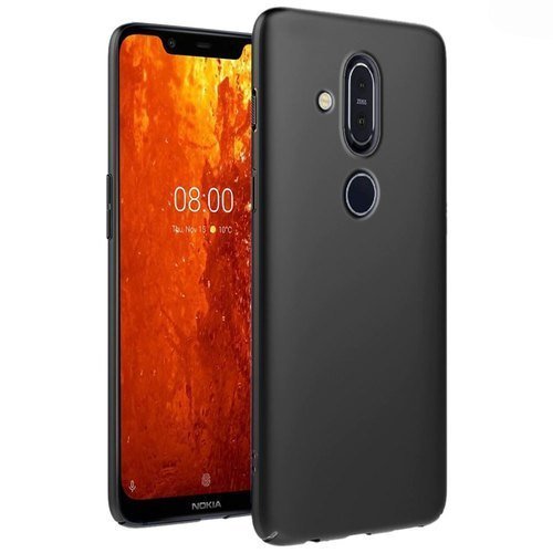 Черен Силиконов Кейс за Nokia 8.1