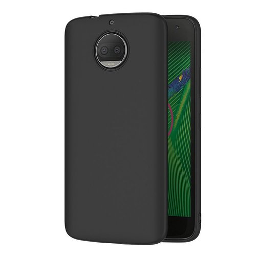 Черен Силиконов Кейс за Motorola Moto G5S