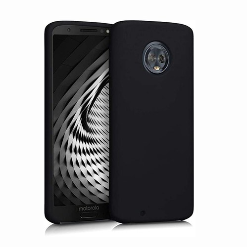 Черен Силиконов Кейс за Motorola Moto G6