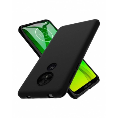 Черен Силиконов Кейс за Motorola Moto G7 Power