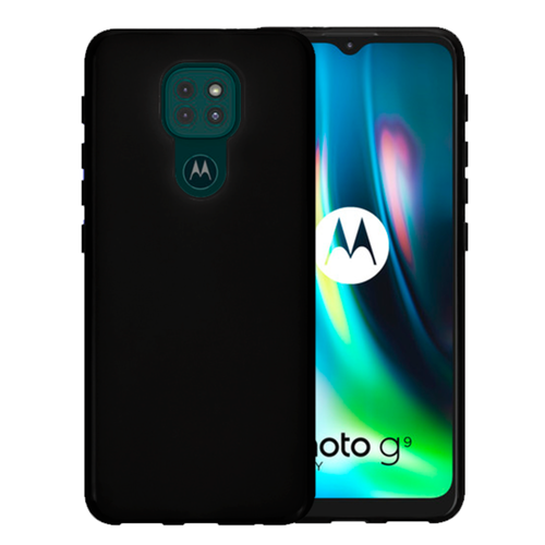 Черен Силиконов Кейс за Motorola Moto G9 Play/E7 Plus