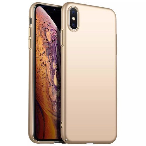 Златен Силиконов Кейс за iPhone X/XS