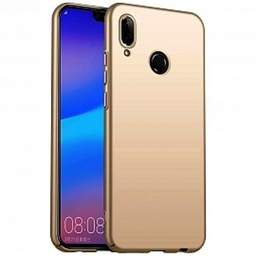 Златен Силиконов Кейс за Huawei P Smart 2019