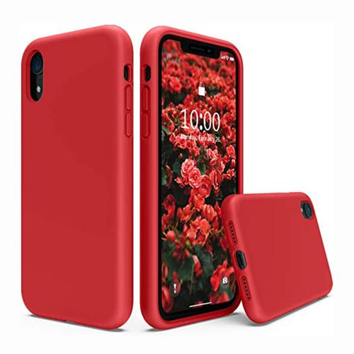 Червен Силиконов Кейс за iPhone XR