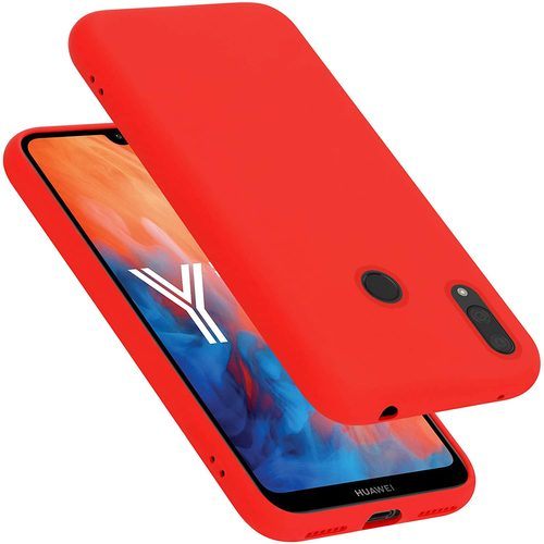 Червен Силиконов Кейс за Huawei Y7 2019 