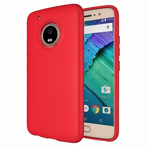 Червен Силиконов Кейс за Motorola Moto G5 Plus