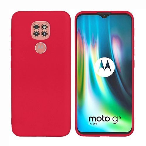 Червен Силиконов Кейс за Motorola Moto G9 Play/E7 Plus