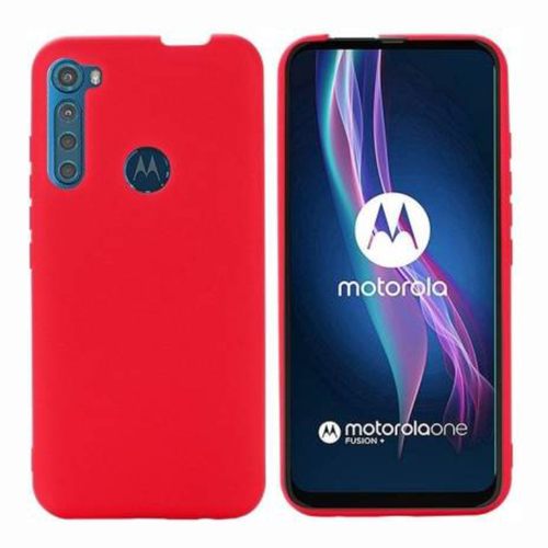 Червен Силиконов Кейс за Motorola One Fusion Plus