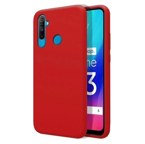 Червен Силиконов Кейс за Realme C3